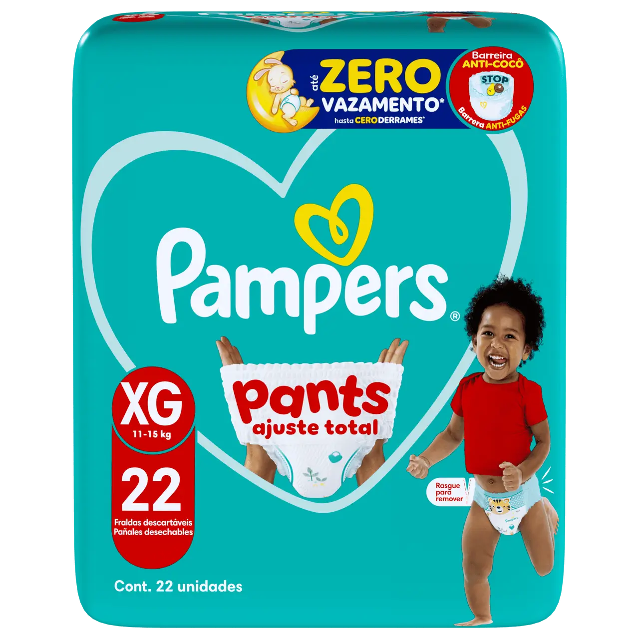 Fralda Descartável Pampers Pants Mega XG 22 Unidades
