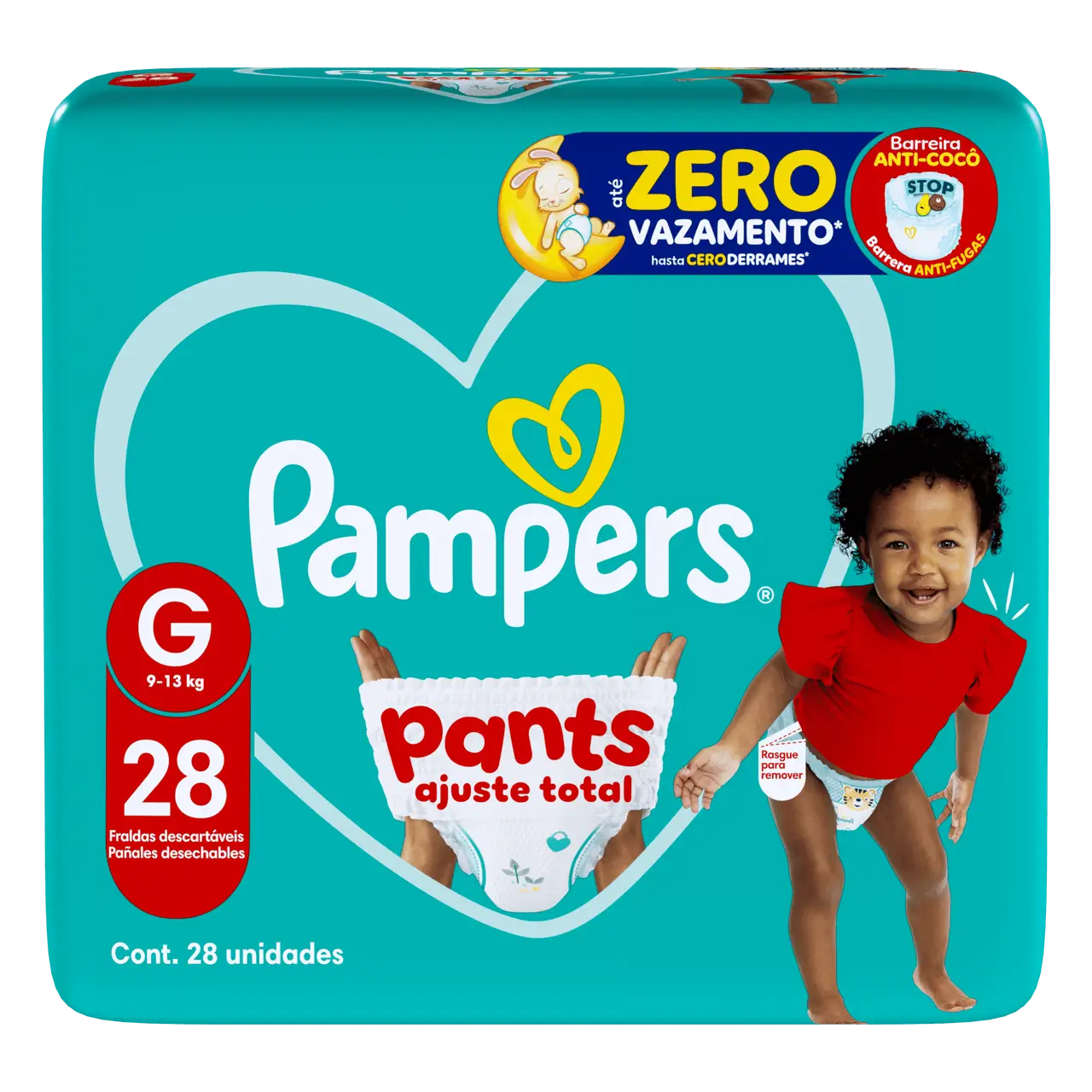 Fralda Descartável Pampers Pants Mega G 28 Unidades